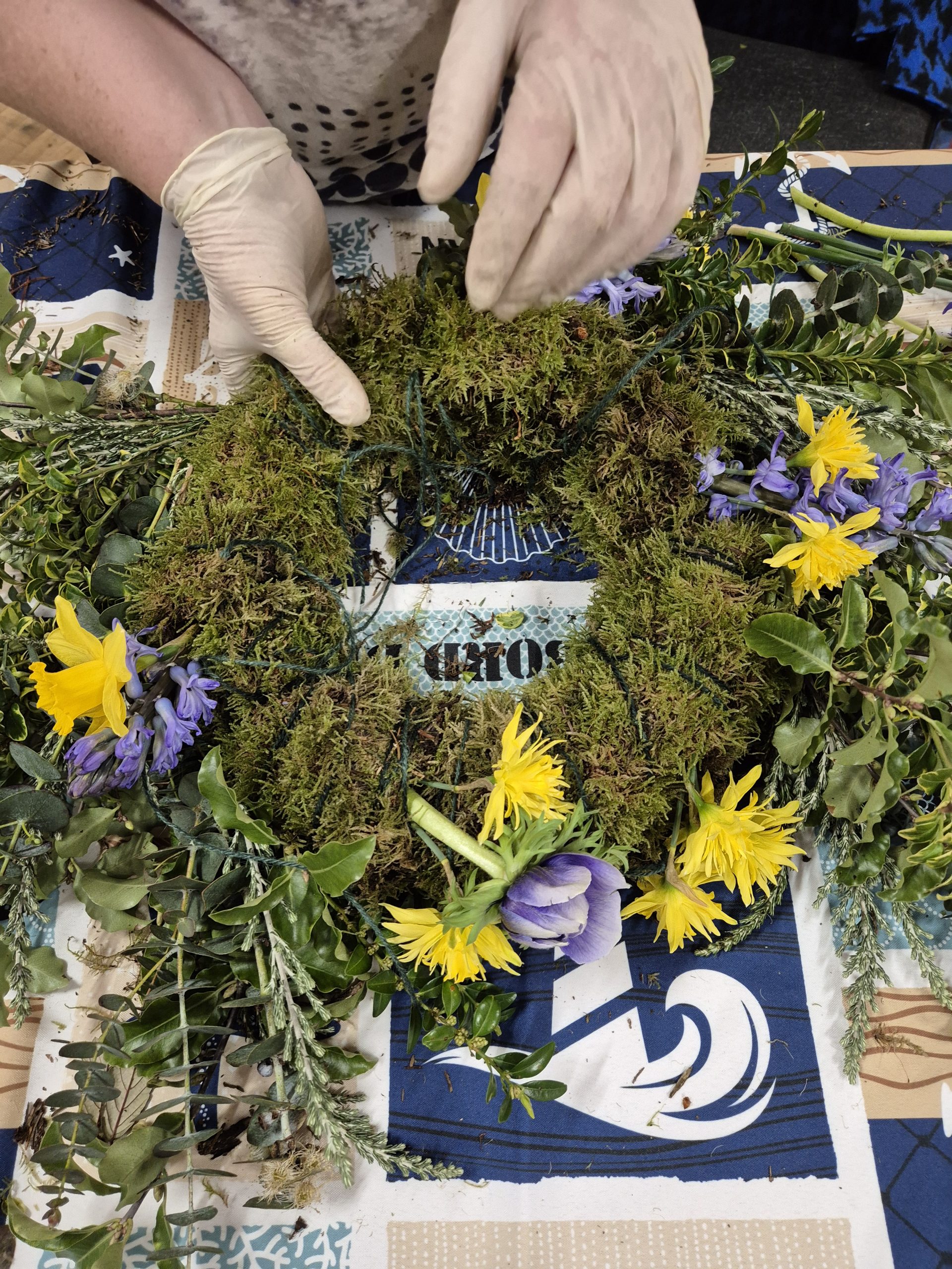 Spring Door Wreath Including Candle Making - Image 3