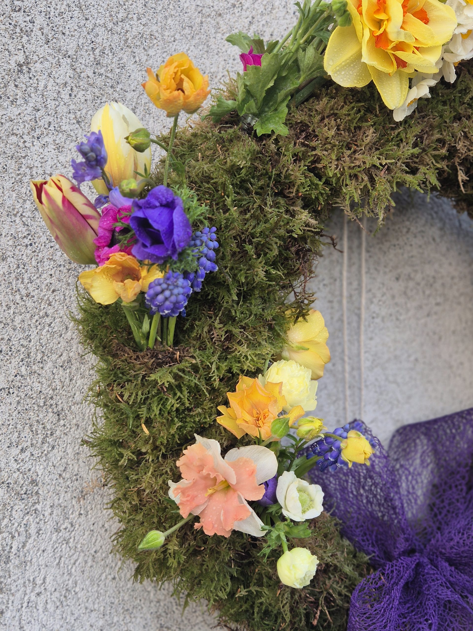 Spring Door Wreath Including Candle Making - Image 7