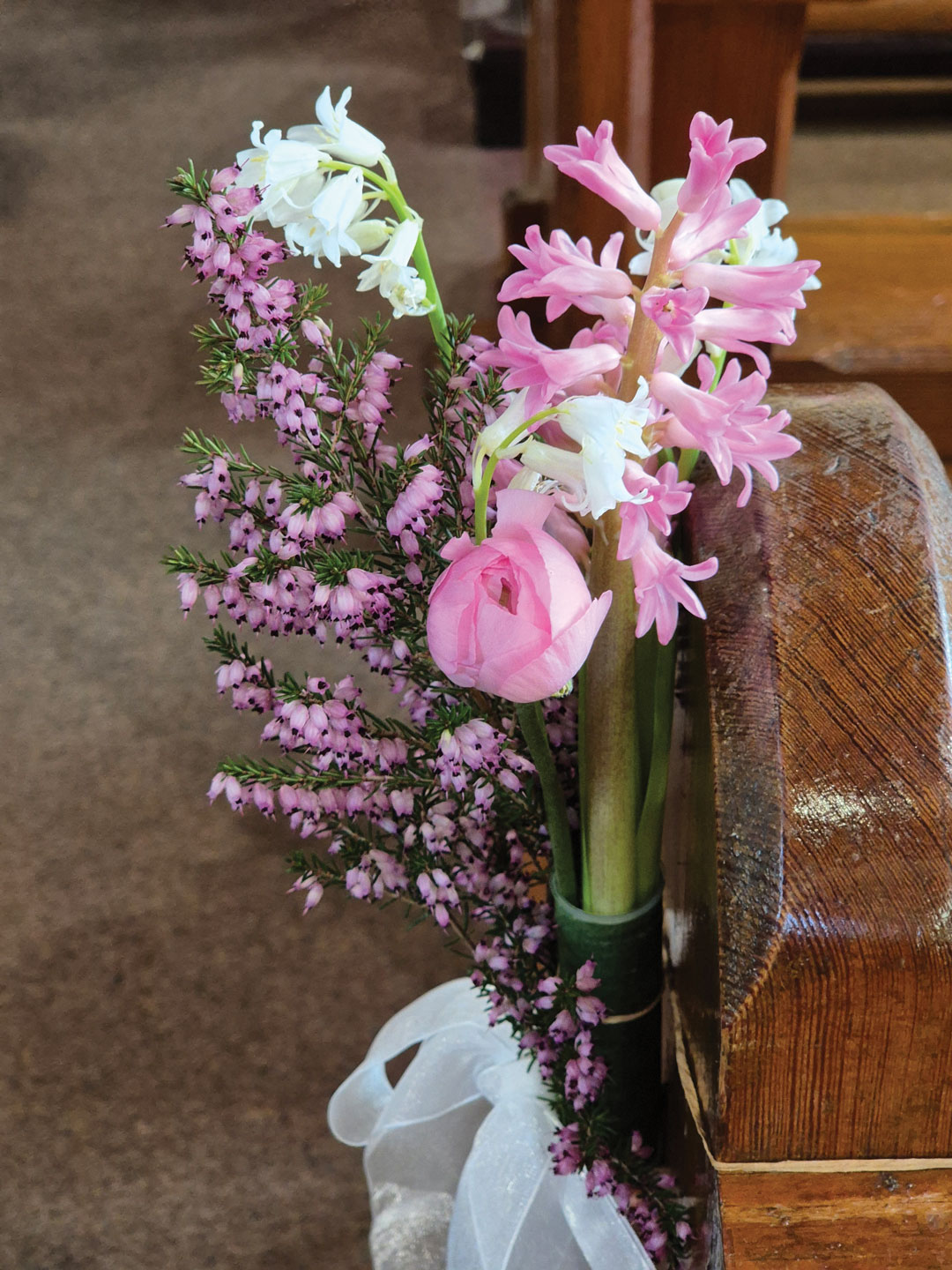 Olivias Flowers pink flower arrangement